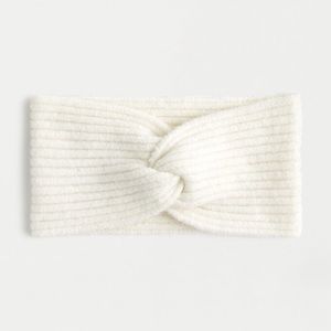 NWT J.Crew Twist headband in Supersoft yarn - Ivory